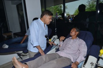 Ram Charan Birthday Celebrations At Chiranjeevi Blood Bank